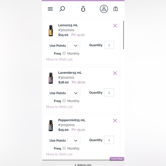 NWT dōTERRA Essential Oil Bundle of Three 3 - Picture 5 of 6